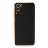 Newface Samsung Galaxy A03S Kılıf Volet Silikon - Siyah