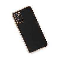 Newface Samsung Galaxy A03S Kılıf Volet Silikon - Siyah