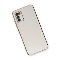 Newface Samsung Galaxy A03S Kılıf Volet Silikon - Beyaz