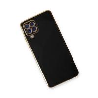 Newface Samsung Galaxy A22 Kılıf Volet Silikon - Siyah