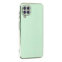 Newface Samsung Galaxy A22 Kılıf Volet Silikon - Açık Yeşil