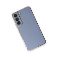 Newface Samsung Galaxy S22 Plus Kılıf Volet Silikon - Mavi