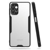 Newface Samsung Galaxy A72 Kılıf Platin Silikon - Siyah