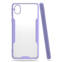 Newface Samsung Galaxy A01 Core Kılıf Platin Silikon - Lila
