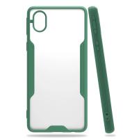 Newface Samsung Galaxy A01 Core Kılıf Platin Silikon - Yeşil