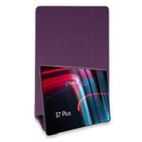 Newface Samsung Galaxy T970 Tab S7 Plus 12.4 Kılıf Tablet Smart Kılıf - Mor