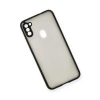 Newface Samsung Galaxy A11 Kılıf Montreal Silikon Kapak - Siyah