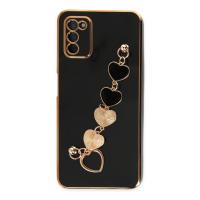 Newface Samsung Galaxy A03S Kılıf Esila Silikon - Siyah