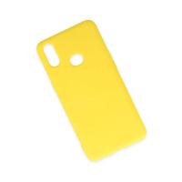Newface Samsung Galaxy A10S Kılıf Nano içi Kadife Silikon - Sarı
