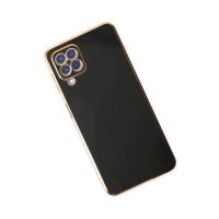 Newface Samsung Galaxy A12 Kılıf Volet Silikon - Siyah