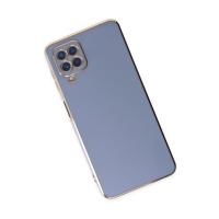 Newface Samsung Galaxy A12 Kılıf Volet Silikon - Mavi