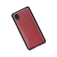 Newface Samsung Galaxy A01 Core Kılıf Miami Şeffaf Silikon - Lacivert