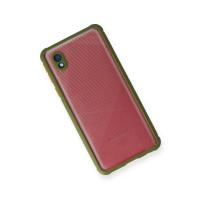 Newface Samsung Galaxy A01 Core Kılıf Miami Şeffaf Silikon - Yeşil