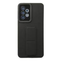 Newface Samsung Galaxy A33 5G Kılıf Mega Standlı Silikon - Siyah