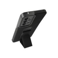 Newface Samsung Galaxy A33 5G Kılıf Mega Standlı Silikon - Siyah