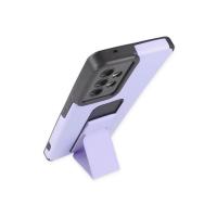 Newface Samsung Galaxy A53 5G Kılıf Mega Standlı Silikon - Lila