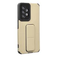 Newface Samsung Galaxy A53 5G Kılıf Mega Standlı Silikon - Gold