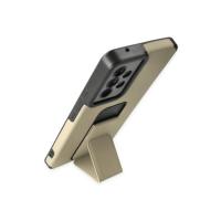 Newface Samsung Galaxy A53 5G Kılıf Mega Standlı Silikon - Gold