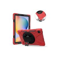 Newface Samsung Galaxy P610 Tab S6 Lite 10.4 Kılıf Amazing Tablet Kapak - Kırmızı