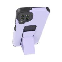 Newface Samsung Galaxy A22 Kılıf Mega Standlı Silikon - Lila