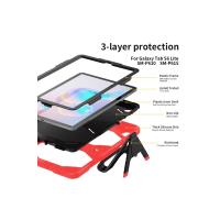 Newface Samsung Galaxy T500 Tab A7 10.4 Kılıf Griffin Tablet Kapak - Kırmızı