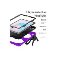 Newface Samsung Galaxy T500 Tab A7 10.4 Kılıf Griffin Tablet Kapak - Mor