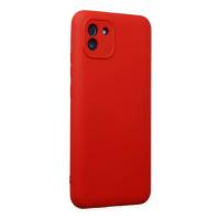 Newface Samsung Galaxy A03 Kılıf Nano içi Kadife Silikon - Kırmızı