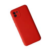Newface Samsung Galaxy A03 Kılıf Nano içi Kadife Silikon - Kırmızı