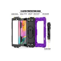 Newface Samsung Galaxy T290 Tab A 8 Kılıf Pars Tablet Kapak - Mor