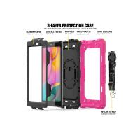 Newface Samsung Galaxy T290 Tab A 8 Kılıf Pars Tablet Kapak - Pembe