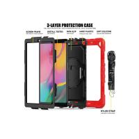 Newface Samsung Galaxy T510 Tab A 10.1 Kılıf Pars Tablet Kapak - Kırmızı