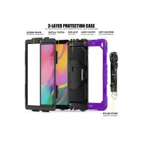 Newface Samsung Galaxy T510 Tab A 10.1 Kılıf Pars Tablet Kapak - Mor