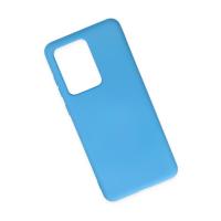 Newface Samsung Galaxy S20 Ultra Kılıf Nano içi Kadife Silikon - Mavi