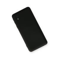 Newface Samsung Galaxy A01 Core Kılıf Nano içi Kadife Silikon - Siyah