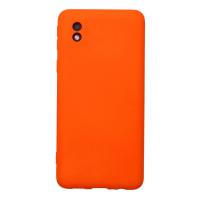Newface Samsung Galaxy A01 Core Kılıf Nano içi Kadife Silikon - Turuncu