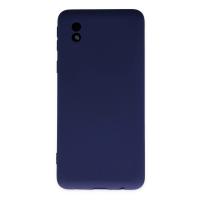 Newface Samsung Galaxy A01 Core Kılıf Nano içi Kadife Silikon - Lacivert
