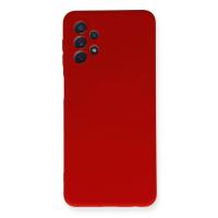 Newface Samsung Galaxy A52 Kılıf Nano içi Kadife Silikon - Kırmızı