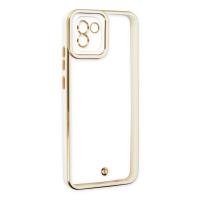 Newface Samsung Galaxy A03 Kılıf Liva Lens Silikon - Beyaz