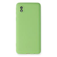 Newface Samsung Galaxy A01 Core Kılıf First Silikon - Yeşil