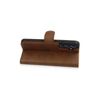 Newface Samsung Galaxy A34 5G Kılıf Trend S Plus Kapaklı Kılıf - Taba