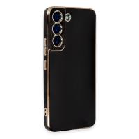 Newface Samsung Galaxy S21 Kılıf Volet Silikon - Siyah