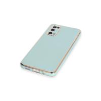 Newface Samsung Galaxy S20 Kılıf Volet Silikon - Açık Yeşil