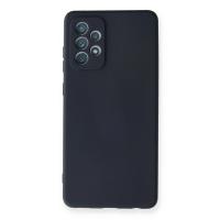 Newface Samsung Galaxy A72 Kılıf Nano içi Kadife Silikon - Lacivert