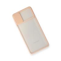 Newface Samsung Galaxy M51 Kılıf Palm Buzlu Kamera Sürgülü Silikon - Pembe