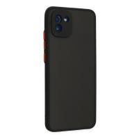 Newface Samsung Galaxy A03 Kılıf Montreal Silikon Kapak - Siyah