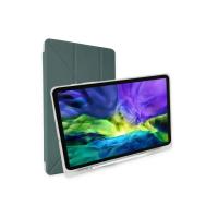 Newface Samsung Galaxy T737 Tab S7 FE 12.4 Kılıf Kalemlikli Mars Tablet Kılıfı - Koyu Yeşil