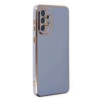 Newface Samsung Galaxy A73 5G Kılıf Volet Silikon - Mavi