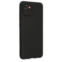 Newface Samsung Galaxy A03 Kılıf First Silikon - Siyah