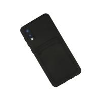 Newface Samsung Galaxy A02 Kılıf Kelvin Kartvizitli Silikon - Siyah
