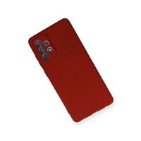 Newface Samsung Galaxy A72 Kılıf First Silikon - Bordo